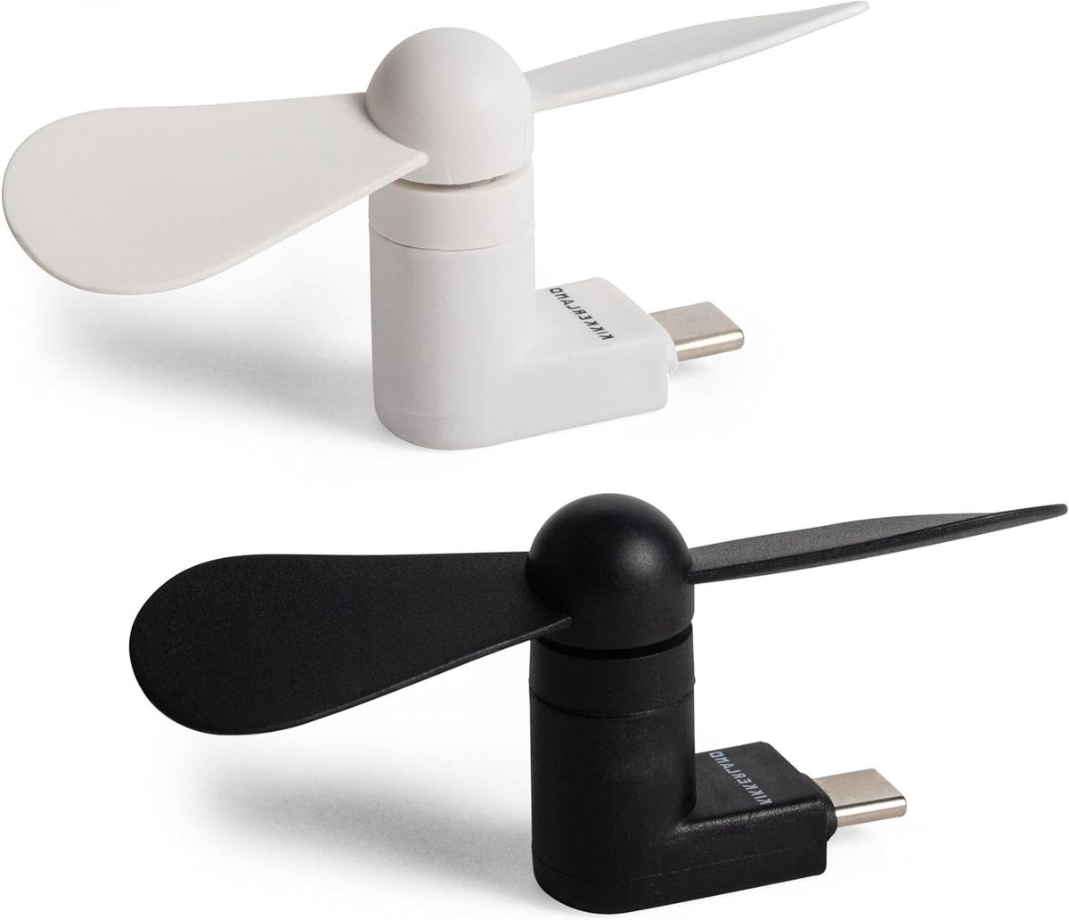 Telefoon Ventilator - USB-C Fan - Koelte Onderweg - Compact Ontwerp - One Size - Meerkleurig
