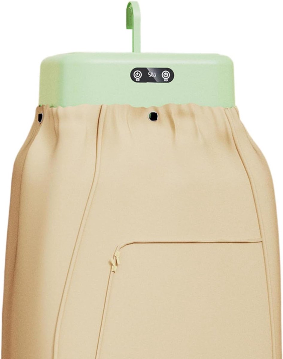 Draagbare Wasdroger Compacte Droger Snel Kleding Drogen Opvouwbaar Ontwerp 20 x 12.5 cm Groen