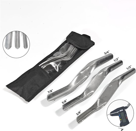 Voegenverzegelingsgereedschap - Voegenvuller kit - Kitnaden afwerken - Dubbele kop - 3 stuks - Zilver — afbeelding 5
