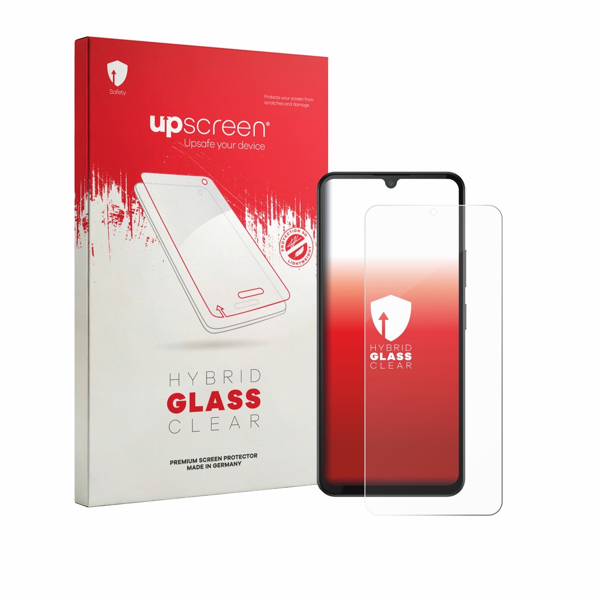 upscreen - Screenprotector voor Doogee M30 - Folie Beschermfolie Beschermglas transparant
