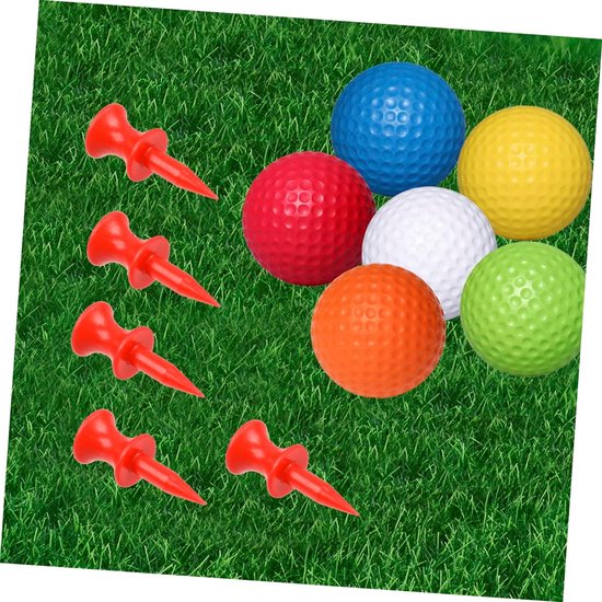 Golf Tees - Golf Accessoires - Golfen Oefenen - Dubbeldeks Ontwerp - 50 Stuks - Rood van GOLF — afbeelding 2