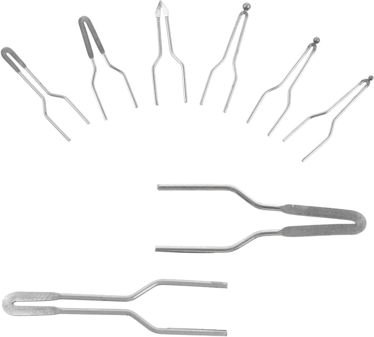 Pyrografie Tips - Houtverbranding Accessoires - Creatief Bewerken - Verstelbare Temperatuur - Meerdere Maten - Zilver