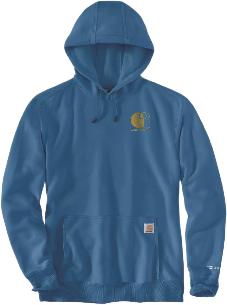 Carhartt Force Logo Sweatshirt Blauw
