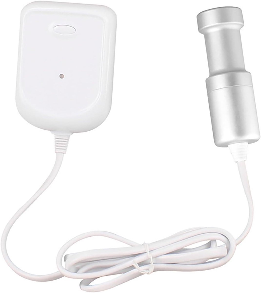 Ultrasone Reiniger - Draagbare Schoonmaker - Fruit Groente Reinigen - Verwijdert 98% Resten - 9 x 3 cm - Zilver