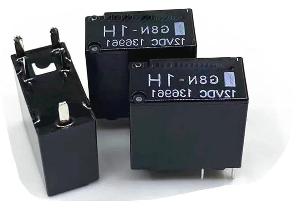 Elektromechanisch Relais - Schakelcomponent - Circuit Beheer - Normaal Open Contact - 5 Stuks - Zilverkleurig