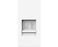 Livolo modules halve en hele inzetstukken voor vloertanks tafeltanks wandcontactdozen inbouw stopcontact, USB, tv, satelliet, netwerkdoos, etc (inzet (1/2) netwerkdoos CAT7 RJ45 VL-CAT7-11 wit)