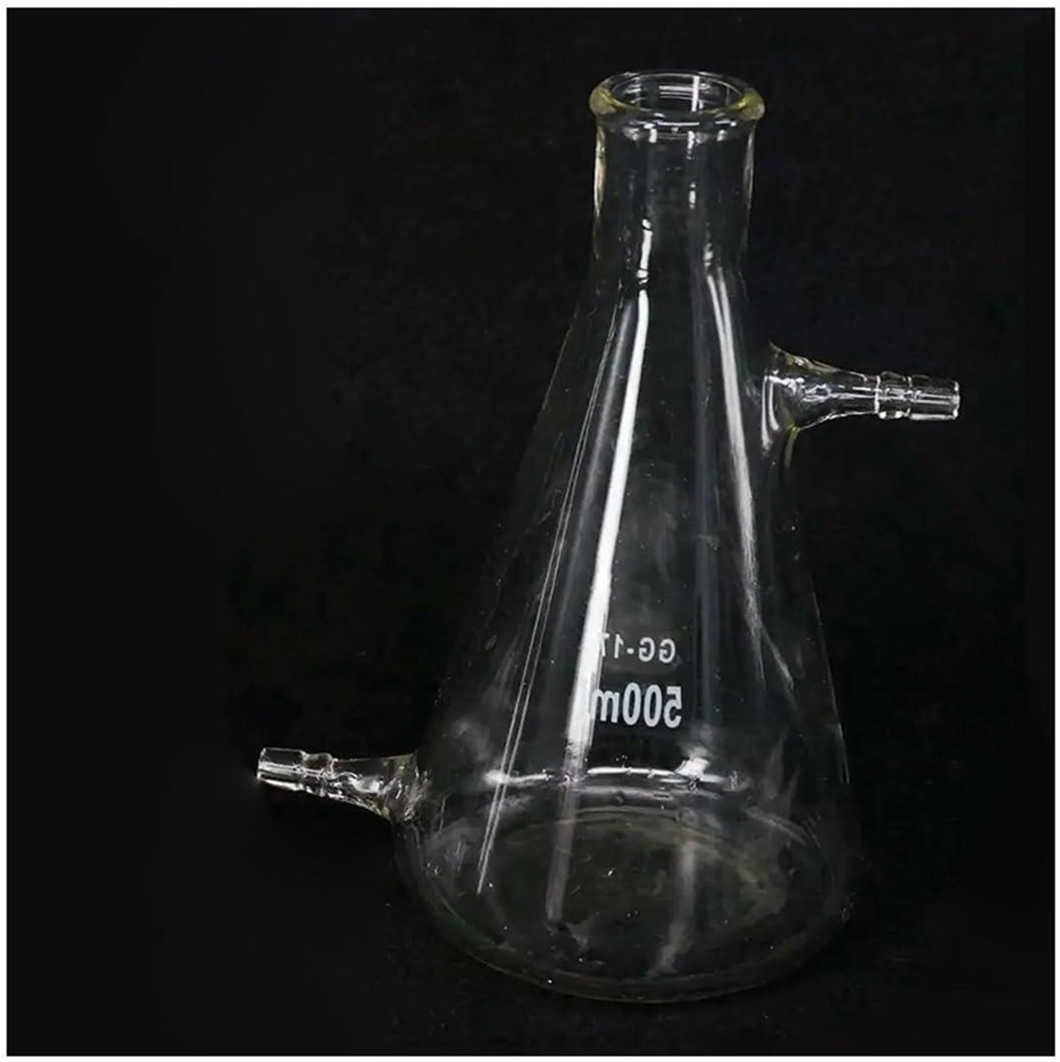 Glazen Kolf - Lab Fles - Laboratorium Werk - Borosilicaatglas Materiaal - 1000 ml - Transparant