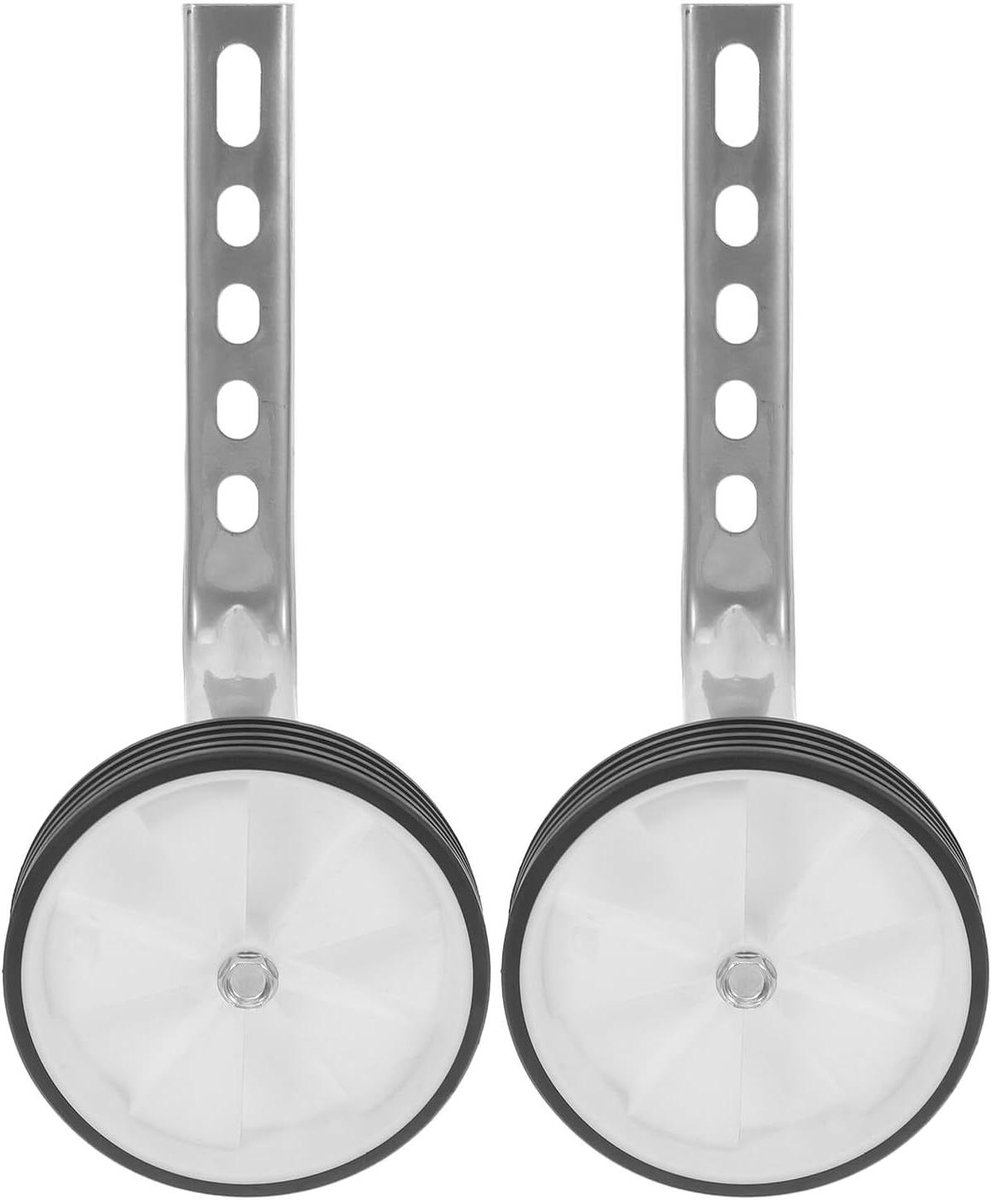 Kinderfiets Stabilisatoren - Zijwieltjes - Veiliger Fietsen - Universele Pasvorm - 12-20 inch - Wit