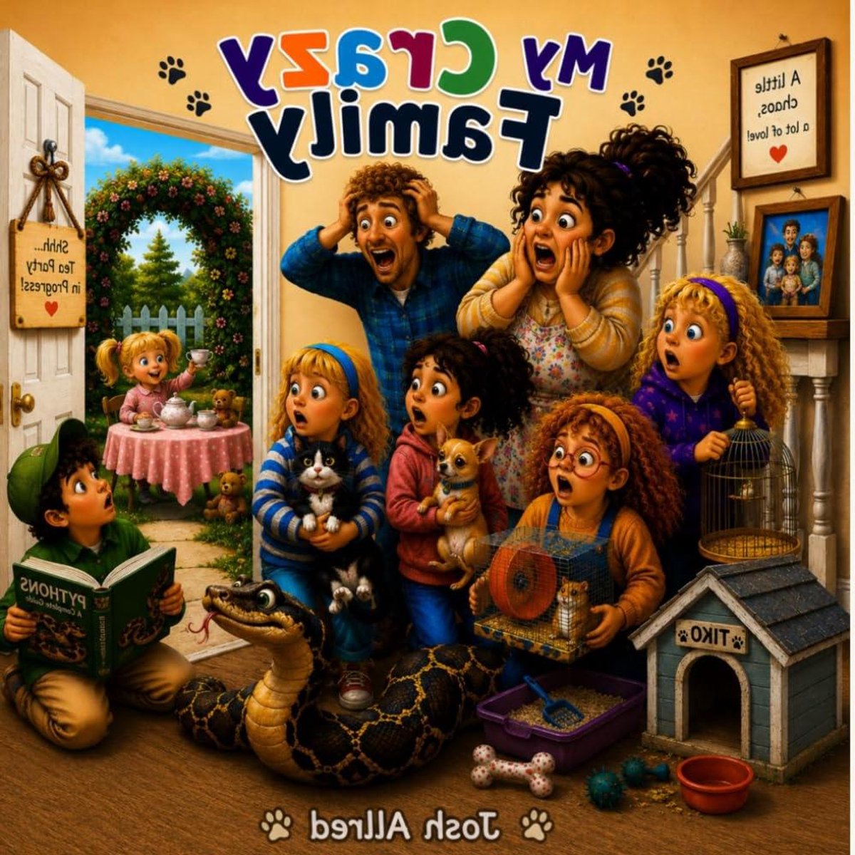 Familie Avontuur Boek - Kinderboek Verhaal - Voorlezen Thuis - Grappige Illustraties - 74 Pagina's - Niet gespecificeerd