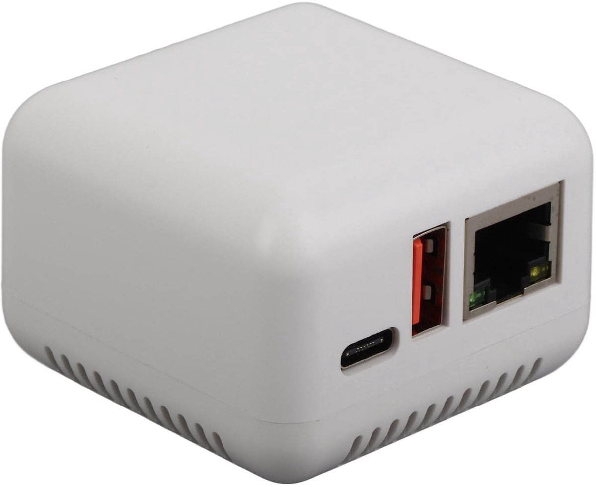 Dailygoody - USB 2.0 Netwerkprintserver - USB Printserveradapter - Draadloos en Compact - Geschikt voor Meerdere Gebruikers - Eenvoudig te Installeren..