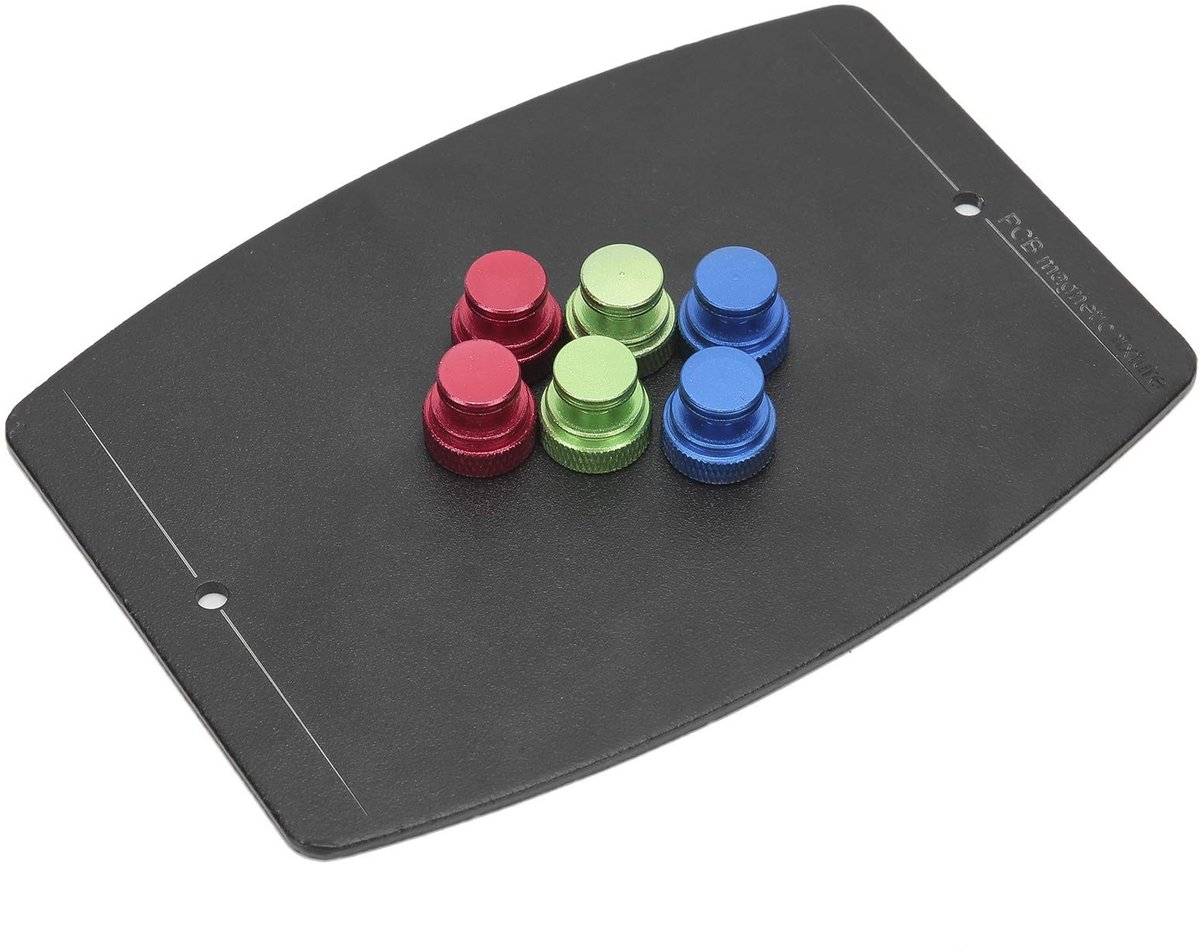 Dailygoody - OmGoods - Dailygoody - Universele Printplaat - Soldeerplatform - Met 6 Magnetische Pinnen - Perfect voor Elektronica Reparatie - Handig en Duurzaam - Geschikt v.