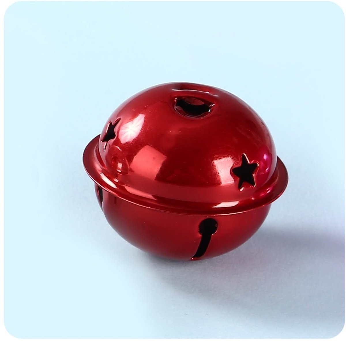 Dailygoody - Kerstbellen - Metalen Jingle Bells - 5 cm - Kleurrijke Decoratie - Perfect voor Knutselen - Geschikt voor Feestdagen - 10/30/50/100