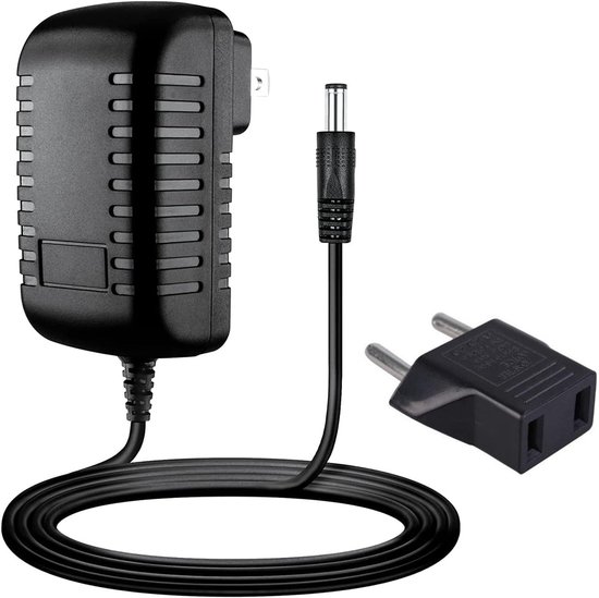 AC/DC Adapter Oplader - Externe Harde Schijf Lader - Stroomvoorziening Apparaten - Wereldwijd Ingangsbereik - 8TB Capaciteit - Zwart — afbeelding 5