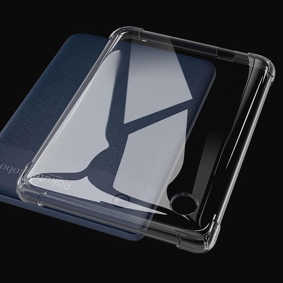 Transparante hoes - Beschermhoes Flexibel - E-reader Beschermen - Airbag Bescherming - 30 Gram - Transparant — afbeelding 2