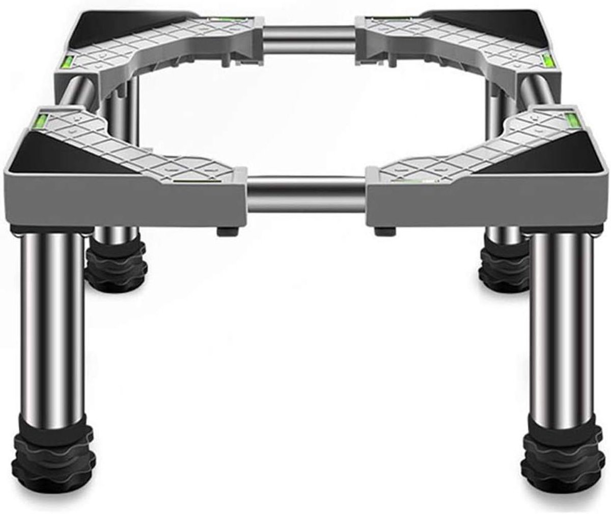 Wasmachine Onderstel - Onderstel Wasmachine - Stabiliseren Wasmachine - Verstelbare Poten - Universeel - Zwart