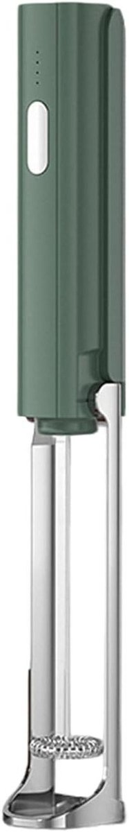 Handzame Melkopschuimer - Elektrische Opschuimer Mixer - Koffie Bereiden - Roestvrijstalen Mengkop - 20 cm - Zwart