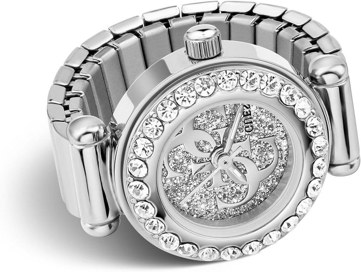 Dameshorloge - Analoog horloge - Tijd bijhouden - Roestvrij staal - 18 mm - Zilver