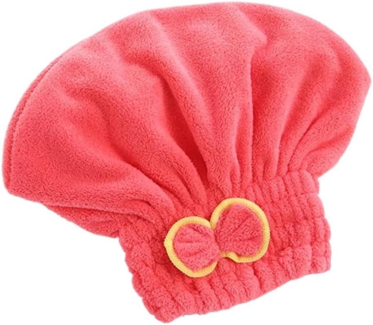 Haardroogkap - Douchmuts Sneldrogend - Haar Drogen - Super Absorberend Materiaal - 3 stuks - Watermeloenrood
