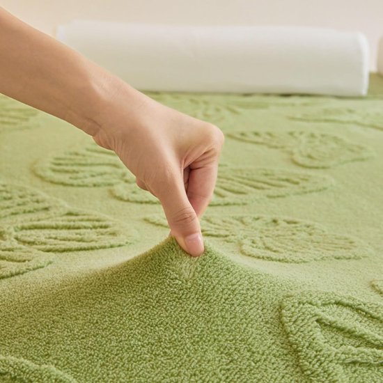 Japanse Vloermatras - Futon Matras Kamperen - Comfortabel Slapen - Vijflaags Ergonomisch Ontwerp - 80x190cm - Bruin — afbeelding 3