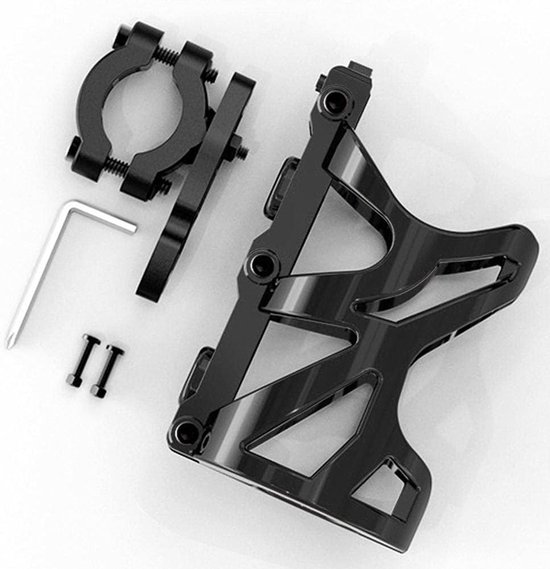 Flessenhouder - Fiets - Mountainbike - Waterbekerhouder - Lichtgewicht - Aluminium Legering met Schroeven en Gereedschap voor Buitenactiviteiten - Motorfiets - Zwart — afbeelding 3
