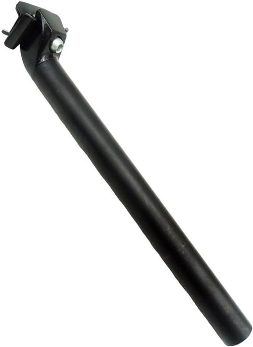 Fiets Zadelpen - Zadelbuis Fiets - Fietsen Optimaliseren - Dubbele Pin Recht Slot - 27.2x300mm - Zwart
