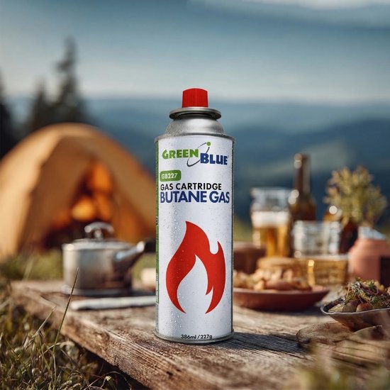 Gaspatroon Butaan - Camping Gas Universeel Gas - Kamperen Koken - EN417 Schroefdraad - 227g - Niet van toepassing — afbeelding 2