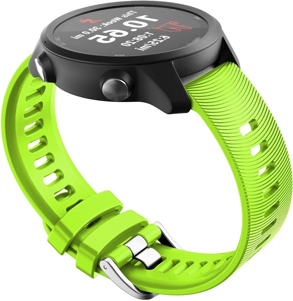 Smartwatch Band - Reservearmband Horloge - Dagelijks Gebruik - Tijdloos Elegant Design - 20 mm - Zwart