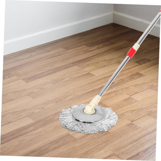Vervangende Dweilstok - Dweilhandvat Telescoopsteel - Huishoudelijk Schoonmaken - Verstelbare Lengte - 121 cm - Blauw — afbeelding 4