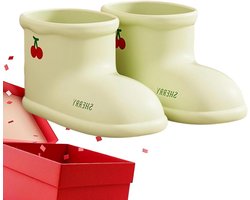 Voetenbad - Voetspa Schoenen - Voeten Ontspannen - Cartoon Vorm - 12.5x26x13cm - Geel