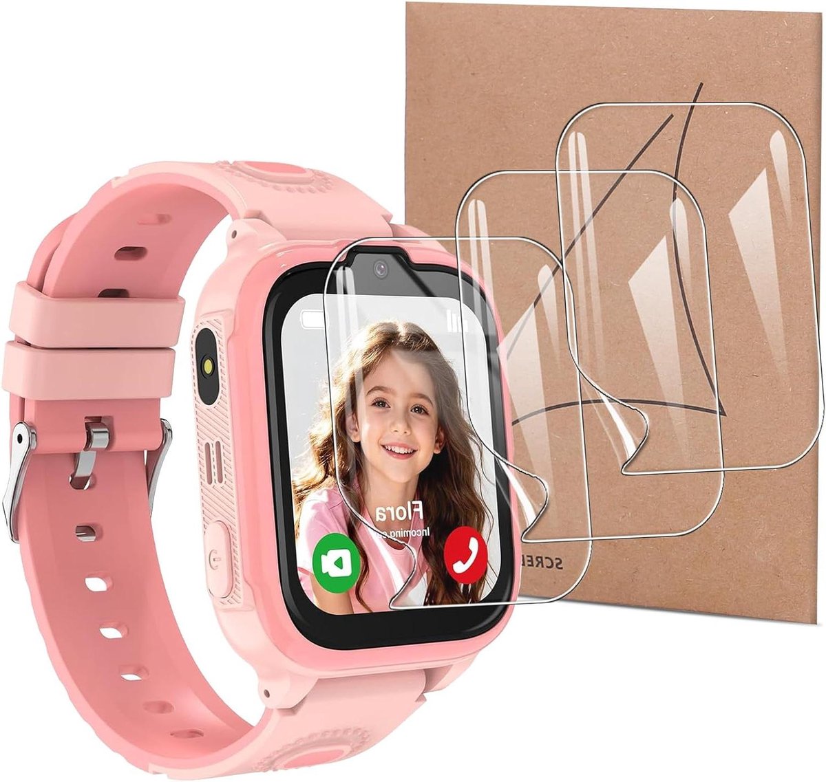 Screen Protector - Schermfolie TPU - Smartwatch Beschermen - Zelfhelend - 3 Stuks - Transparant