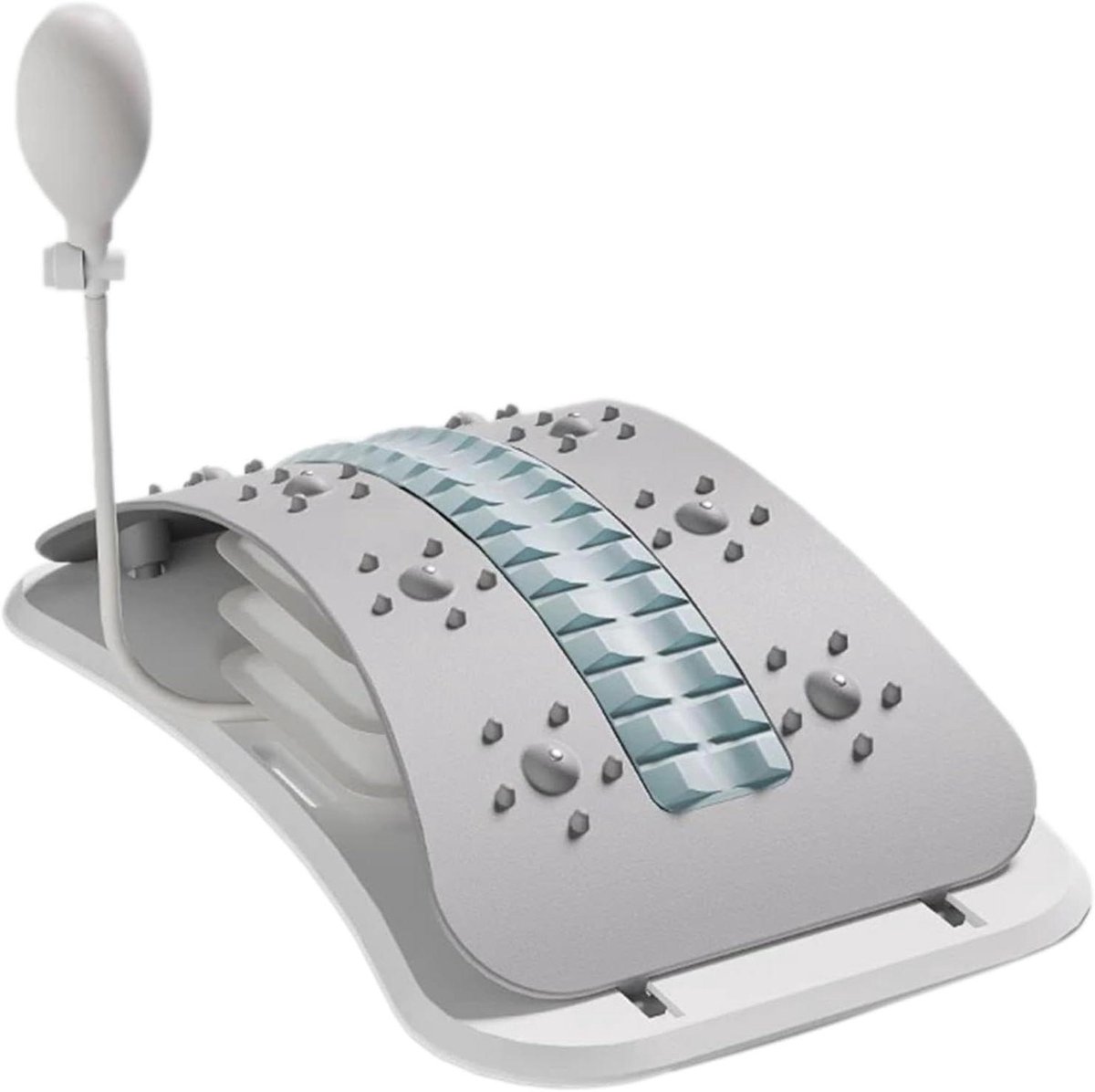 Rugmassage Hulpmiddel - Rugstrekker Acupressuur - Yoga Ontspanning - Verstelbare Acupressuur - 30 x 30 x 30 cm - Grijs