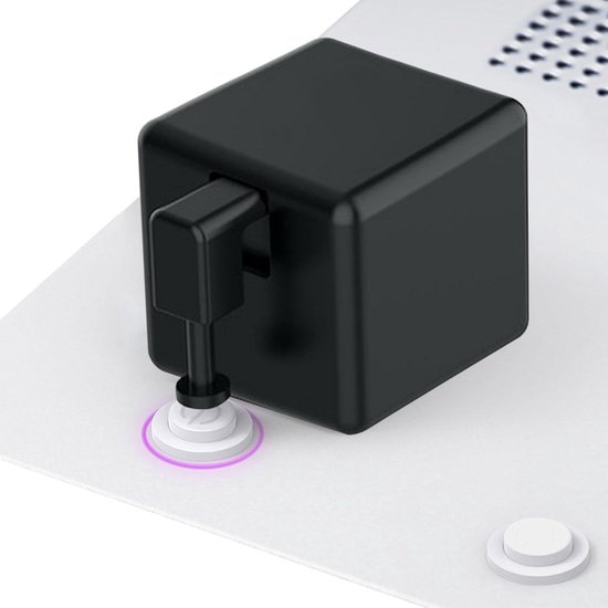 Slimme Schakelaar Robot - Vingerbot Knoppusher - Apparaten Bediening - Draadloze App Controle - 12 mm Armbeweging - Zwart — afbeelding 4