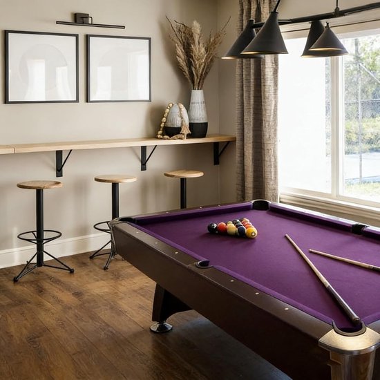 Biljartdoek Pooltafel - Vilten Doek Snooker - Precisie Spelen - Verdikte Hoge Dichtheid - 7/8/9ft Tafels - Groen — afbeelding 3