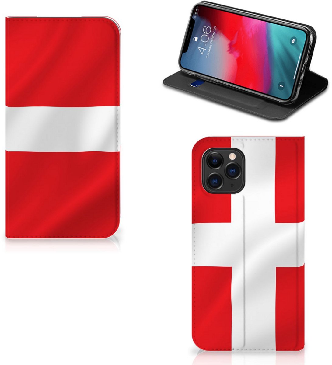 Book Case voor Apple iPhone 11 Pro Standcase Denemarken