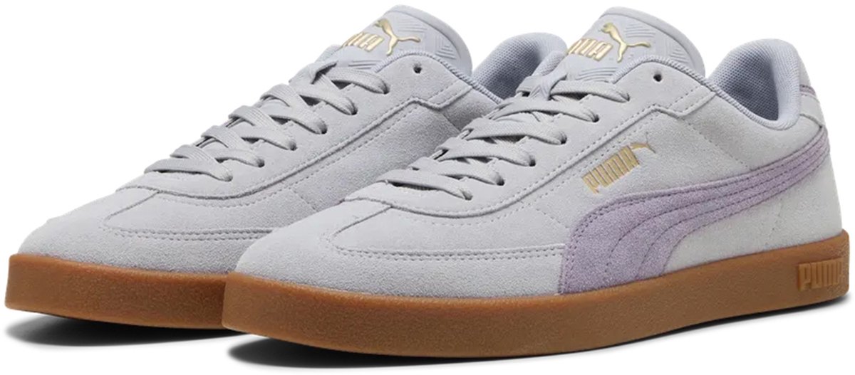 Puma Dames Club II Era Suede Sneaker 400717-28 Vibrant -Lilac Luster Bont