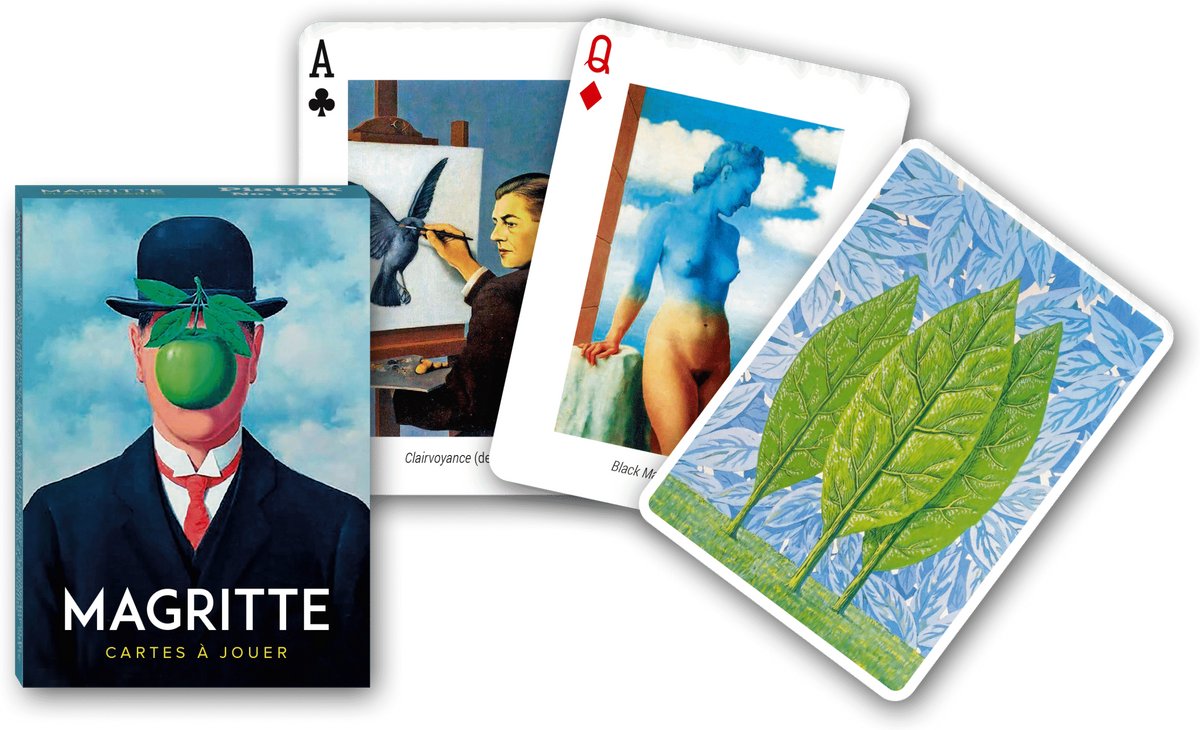 Piatnik speelkaarten Magritte