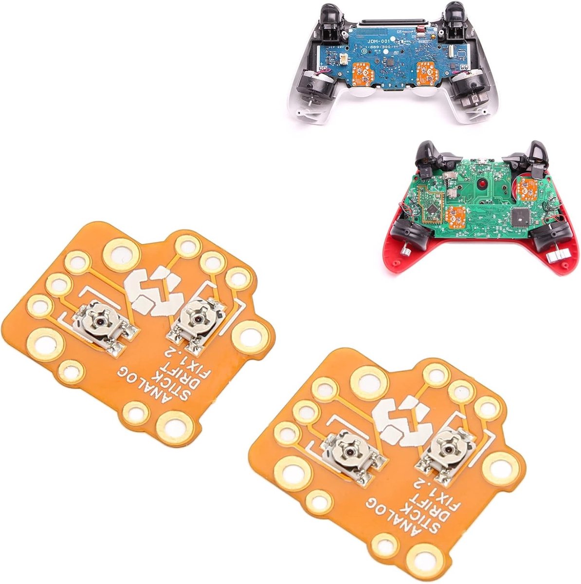 Allecto - Joystick module - Calibratieplaat - Intelligente chip - Controller reparatieset - Analoge stick drift fix - Game controllers - Zwart - Ga...