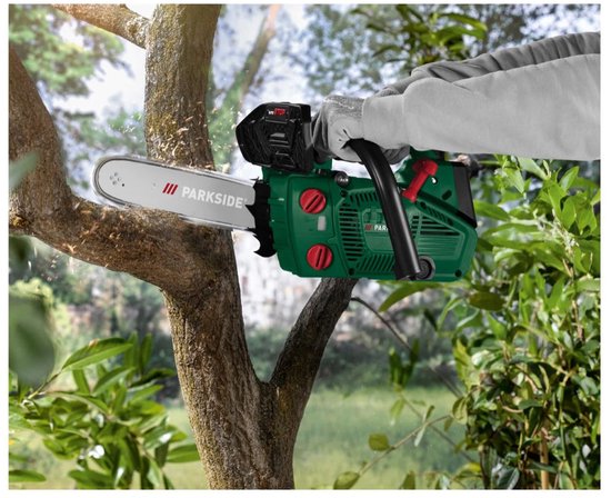 PARKSIDE® Benzine boomzaag 700 W - 2 takt motor - snijlengte 20cm - kettingzaag van Parkside — afbeelding 4
