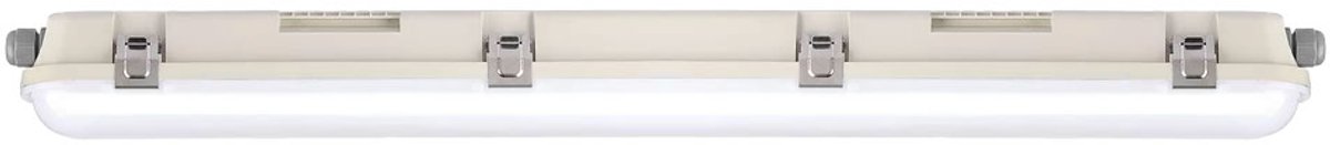 LED diffusor licht garage licht hoogbouw licht vochtbestendig licht plafondlamp, wit kunststof, jet-proof, 36W 4320lm 4000K neutraal wit, L 120 cm