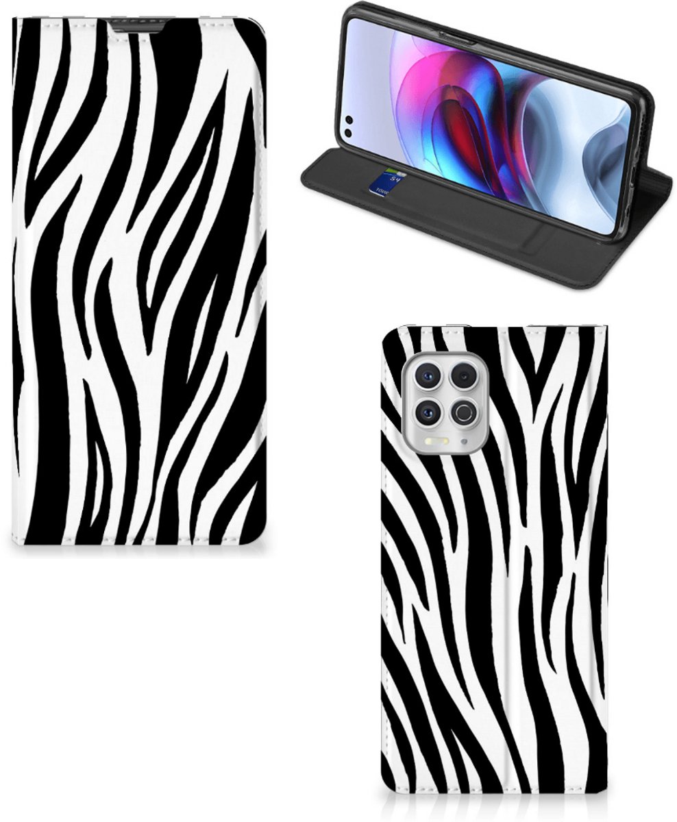Motorola Moto G100 Hoesje maken Zebra