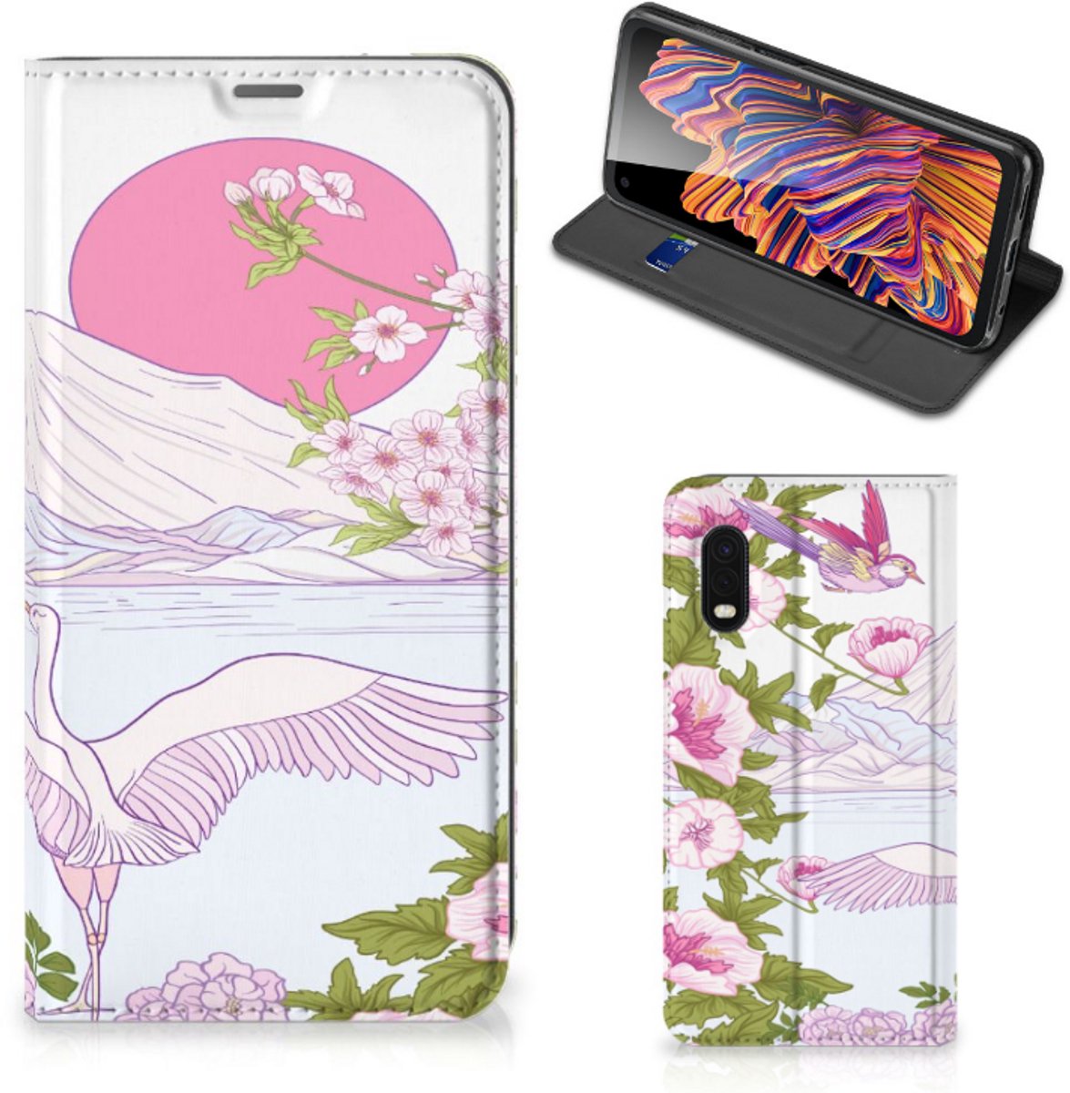 Samsung Xcover Pro Hoesje maken Bird Standing