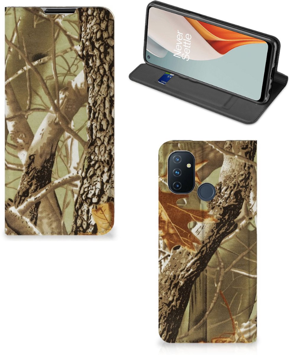 Standcase Hoesje voor OnePlus Nord N100 Smart Cover Wildernis