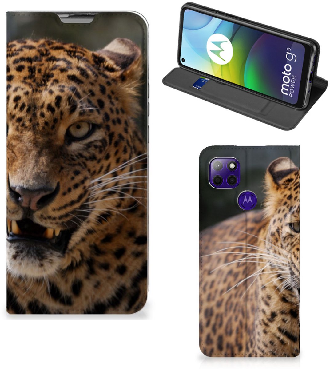 Motorola Moto G9 Power Hoesje maken Luipaard