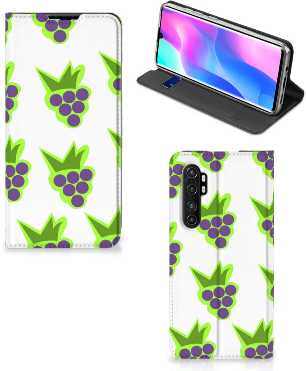 Xiaomi Mi Note 10 Lite Flip Style Cover Druiven