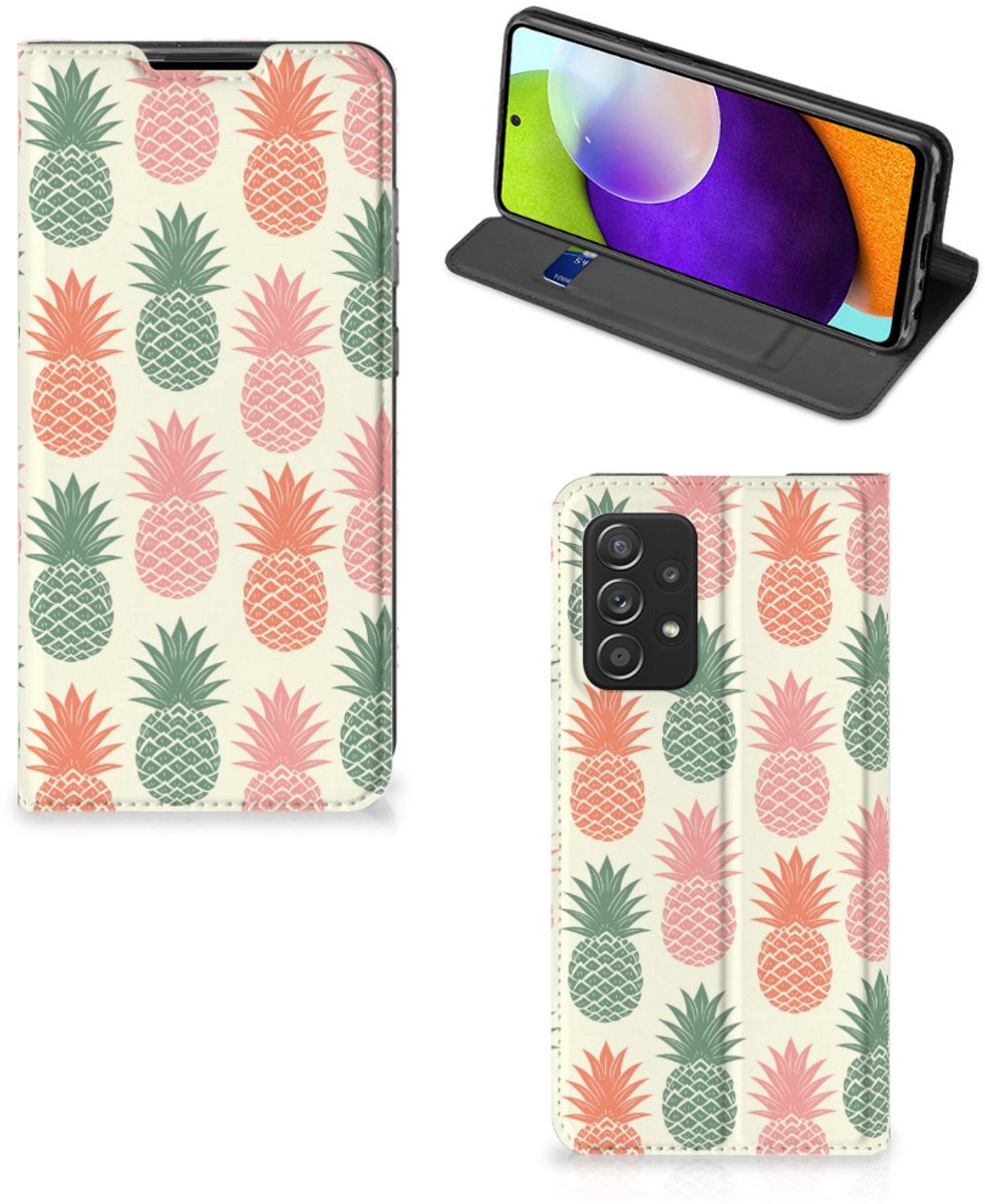 Samsung Galaxy A52 Flip Style Cover Ananas
