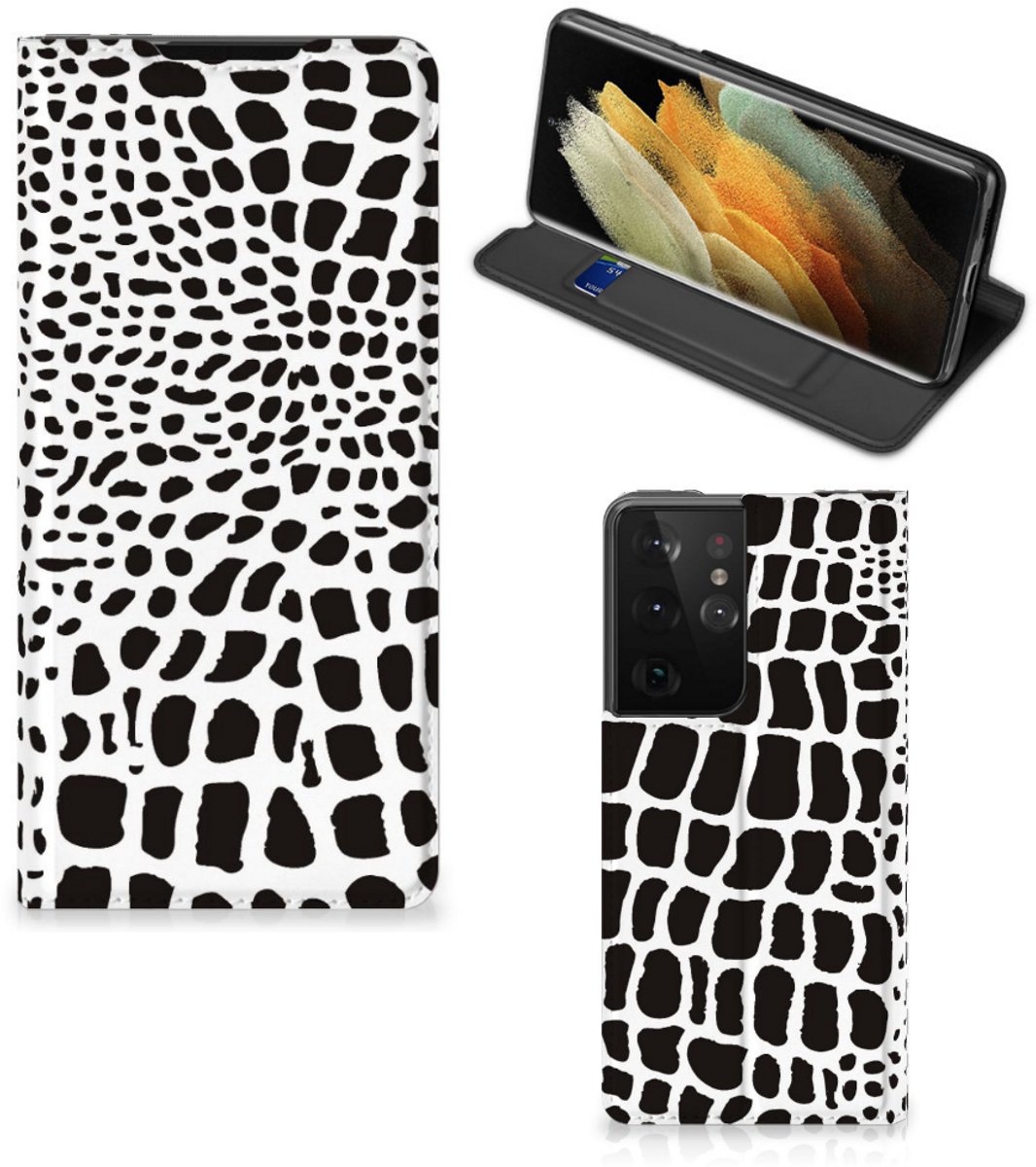 Samsung Galaxy S21 Ultra Hoesje maken Slangenprint