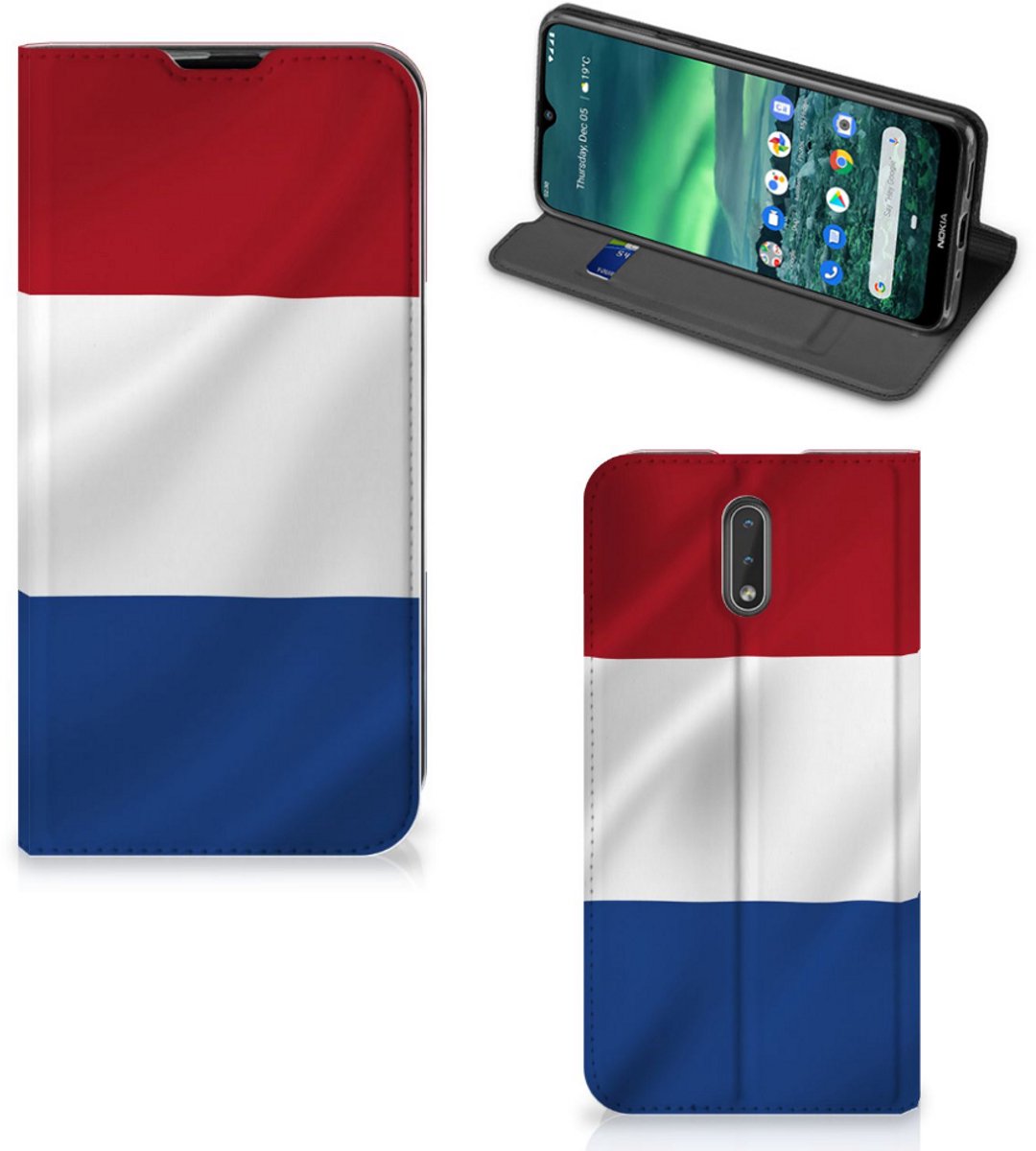 Nokia 2.3 Standcase Nederlandse Vlag