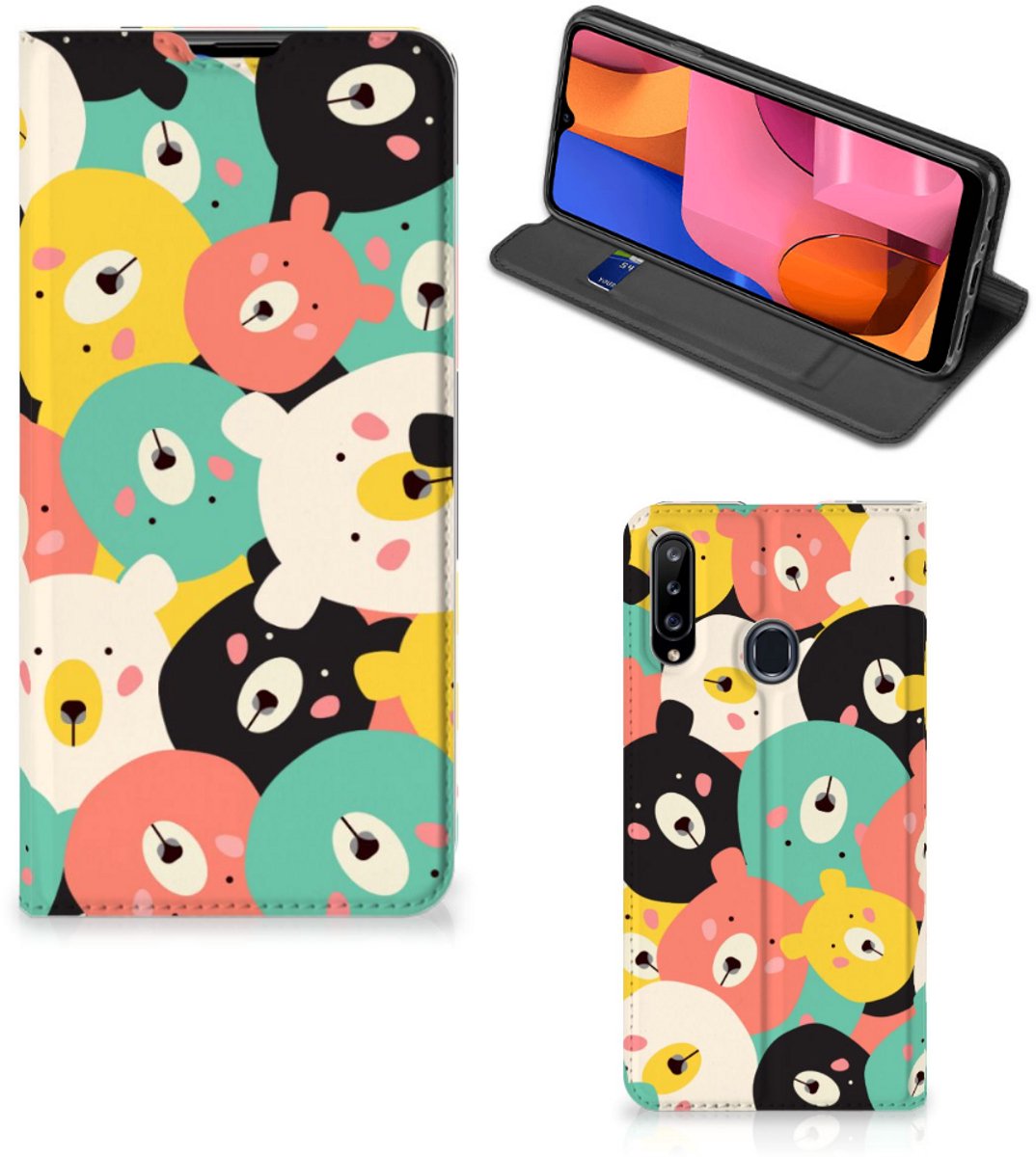 Samsung Galaxy A20s Magnet Case Bears