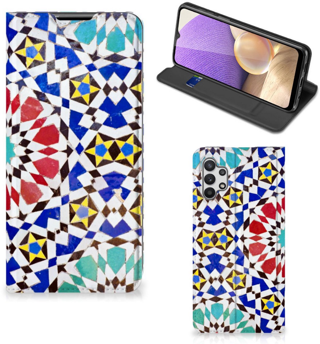 Samsung Galaxy A32 5G Standcase Mozaïek