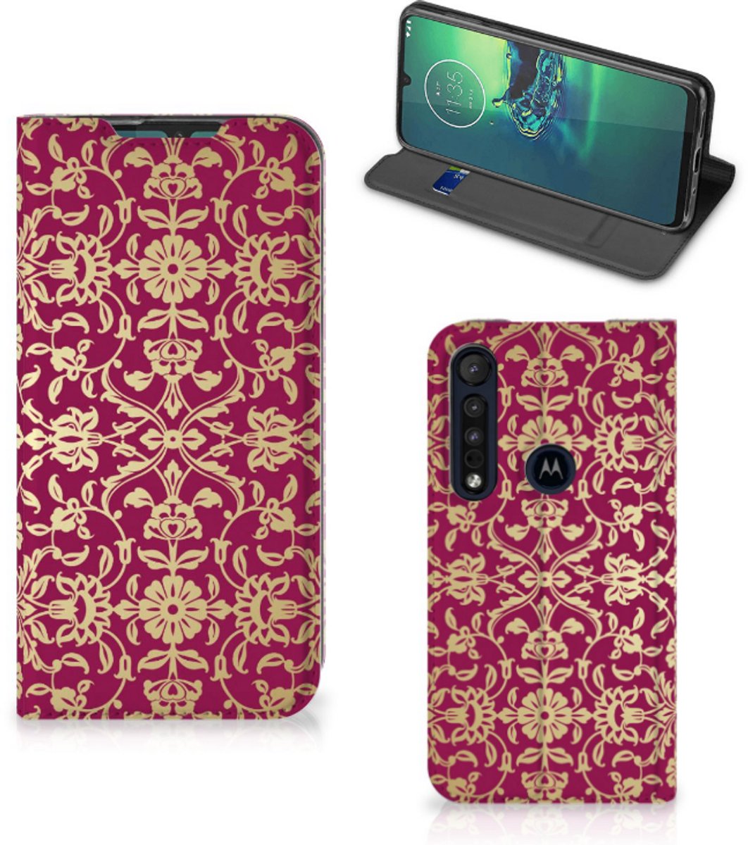 Telefoon Hoesje Motorola G8 Plus Barok Pink